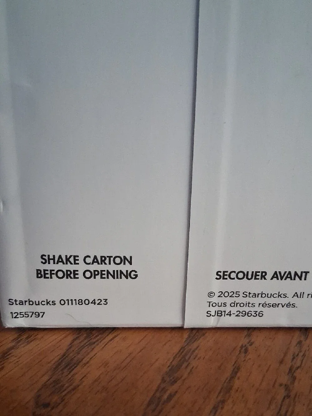 Starbucks premium chai